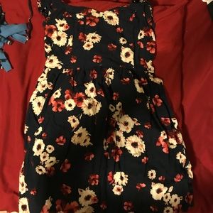 Cap Sleeve Floral dress